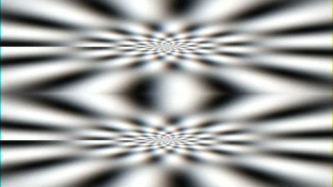 Abstract optical ripple background pattern with symmetrical waves of light .. Stock Footage 336766546