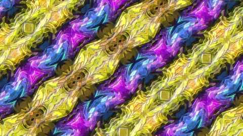 Abstract Optical Technology Warp Wave 02. 4K Stock Footage 293786505