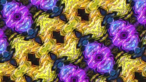 Abstract Optical Technology Warp Wave 03. 4K Stock Footage 293786708