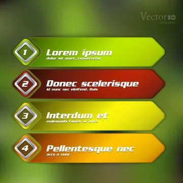 Abstract options template Stock Illustration