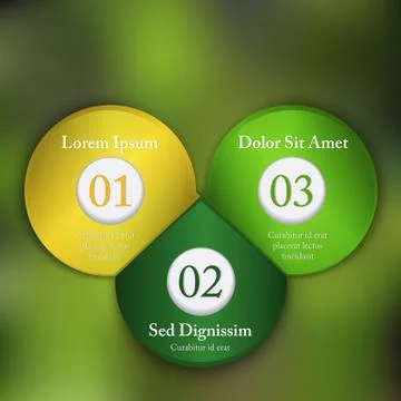 Abstract options template Stock Illustration