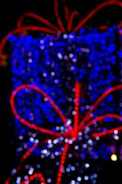Abstract or gift box bokeh Stock Photos