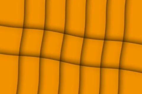 Abstract Orange 3D Paper Cut Shapes Background Illustrazione stock