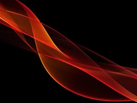 Abstract orange and black background Stock Illustration