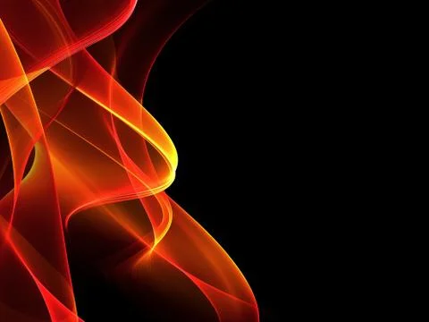 Abstract orange and black background Stock Illustration