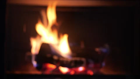 Abstract orange and black flames move in a mesmerizing pattern, filmed out .. Stock Footage 264501537