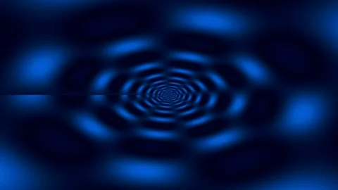 Abstract orange and black hypnotic tunnel vortex background loop Stock Footage 331715675
