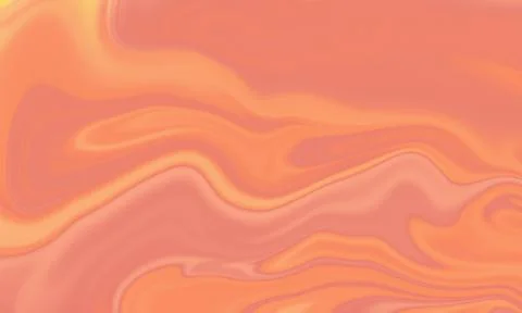 Abstract Orange and Peach Liquid Swirl Texture with Grain Stock Illustration