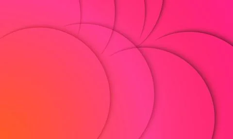 Abstract orange and pink gradient with shadow. Stock Illustration