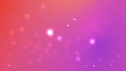 Abstract orange and purple gradient background with bokeh lights Stock Footage 322207997