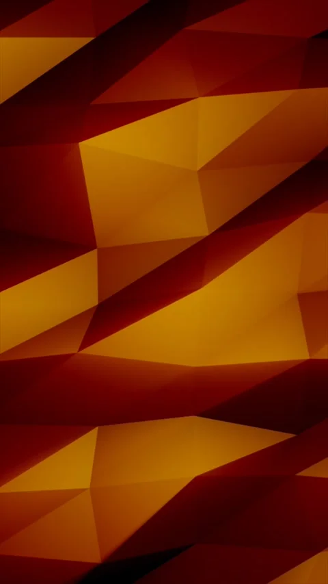 Abstract orange and red low poly geometric background with angular polygon .. Stock Footage 337159293