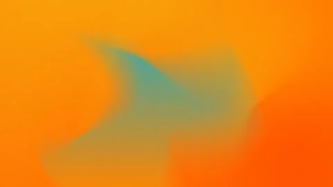 Abstract orange and teal gradient background, seamless loop. 4K. 動画素材 309955659