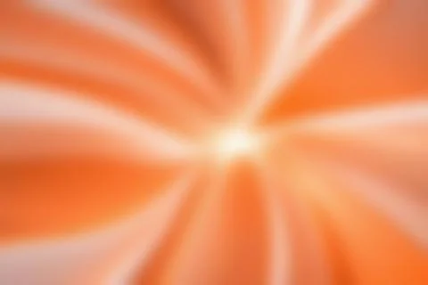 Abstract orange and white background with radial blur effect vibrant color Stock Illustration
