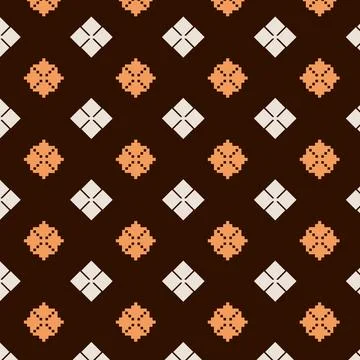 An abstract orange and white pattern Stock Illustration