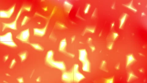 Abstract orange and yellow glowing shapes form a vibrant background. Stock Footage 301749819