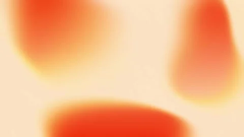 Abstract Orange and Yellow Gradient Blurs on Cream Background, Soft Light S.. Видео 333466867