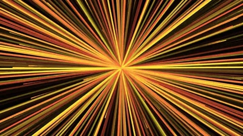 Abstract Orange and Yellow Light Streaks Tunnel Stock Footage 343951433