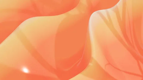 An abstract orange and yellow loop animated background with a wave Stock Footage 276493203