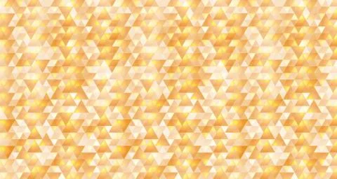 Abstract orange and yellow triangular background Stock Illustration