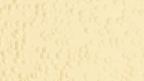 Abstract orange background with big morphing bubbles, seamless looping (FULL HD) Video stock 101666498