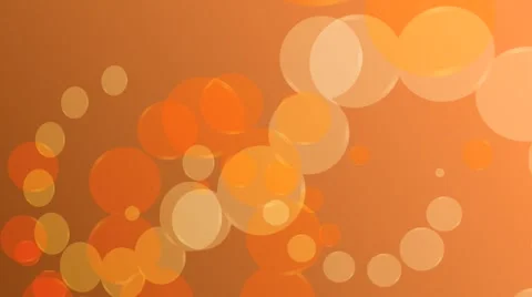 Abstract orange background with circles loop Stock Footage 41203457