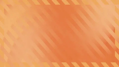 Abstract orange background with diagonal stripes and geometric frame Video stock 324013439