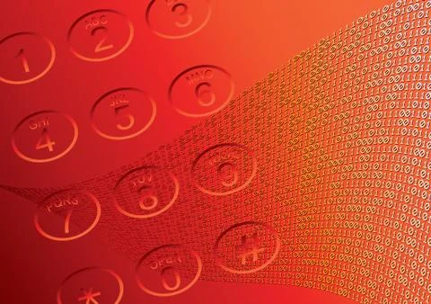 Abstract orange background. dial. Stock Illustration