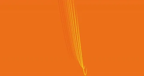 Abstract orange background with dynamic 3d lines Stock-Footage 162256780