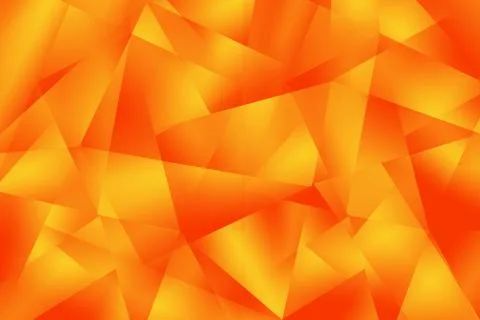 Abstract orange background geometric pattern Stock Illustration