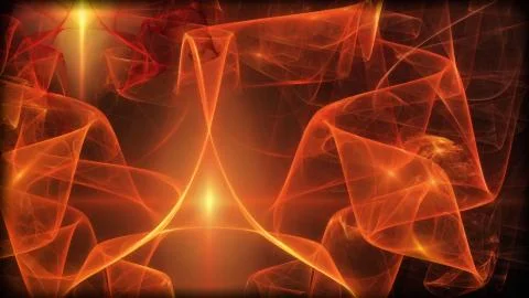 Abstract orange background with glow Stock Illustration
