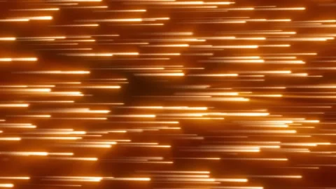 Abstract orange background with glowing vertical light streaks Stock Footage 339086006