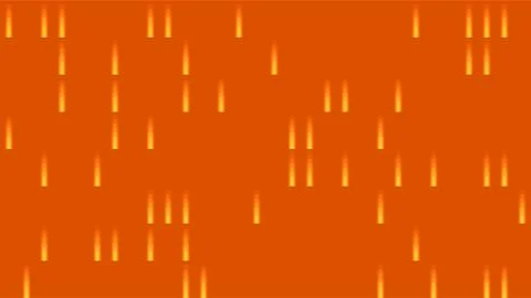 Abstract orange background with glowing vertical light streaks for Hallowee.. Illustrazione stock
