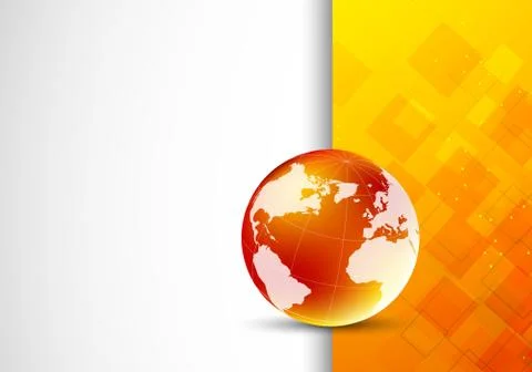 Abstract orange background Stock Illustration