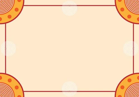 Abstract Orange Background Stock Illustration