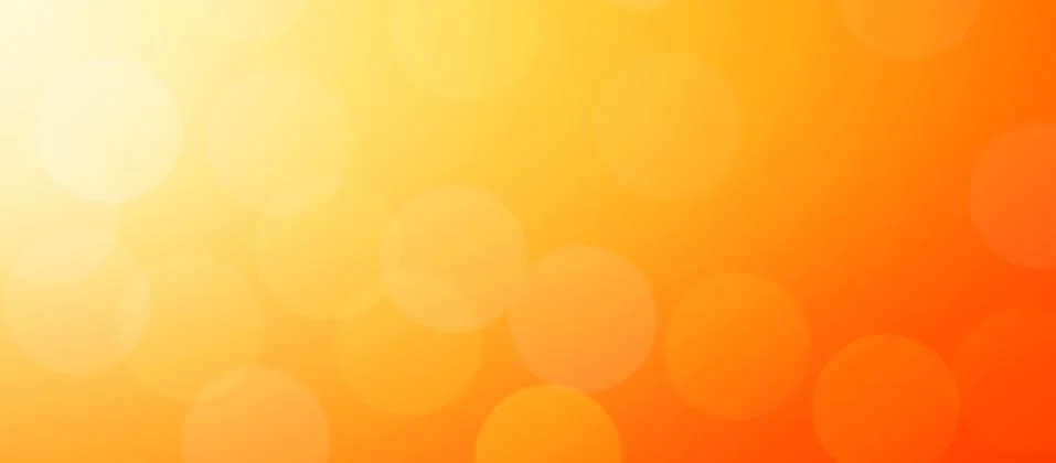 Abstract Orange background layout design with bokeh light. 스톡 일러스트