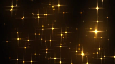 Abstract orange background with lots of small, glowing stars and sparks. Vídeos de archivo 305047299