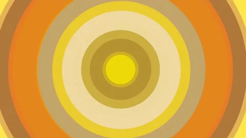 Abstract orange background with moving circles Stock Footage 179019664