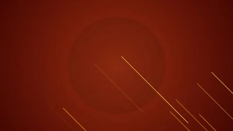 Abstract Orange Background with Moving Golden Lines Stock Footage 344425321