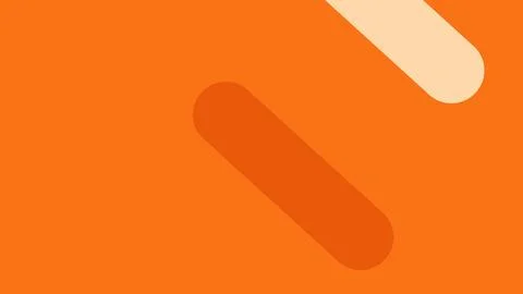 Abstract orange background with overlapping rounded rectangles in lighter and 库存插图