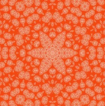 Abstract orange background with pattern Orange background with abstract wh... 写真素材