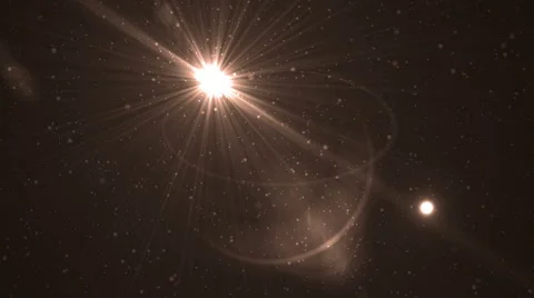 Abstract Orange Background With Rays Sparkles. 库存影片 58268103