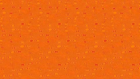 Abstract orange background with seamless liquid ripple wave pattern texture Stock Footage 340378539