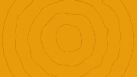 Abstract orange background, smooth motion of streamlined shapes, wallpaper Stock Footage 313219132