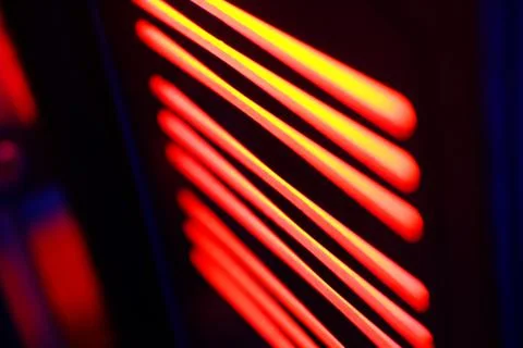Abstract Orange bars Stock Photos