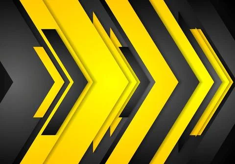 Abstract orange black tech arrows background Abstract orange black tech ar... 写真素材