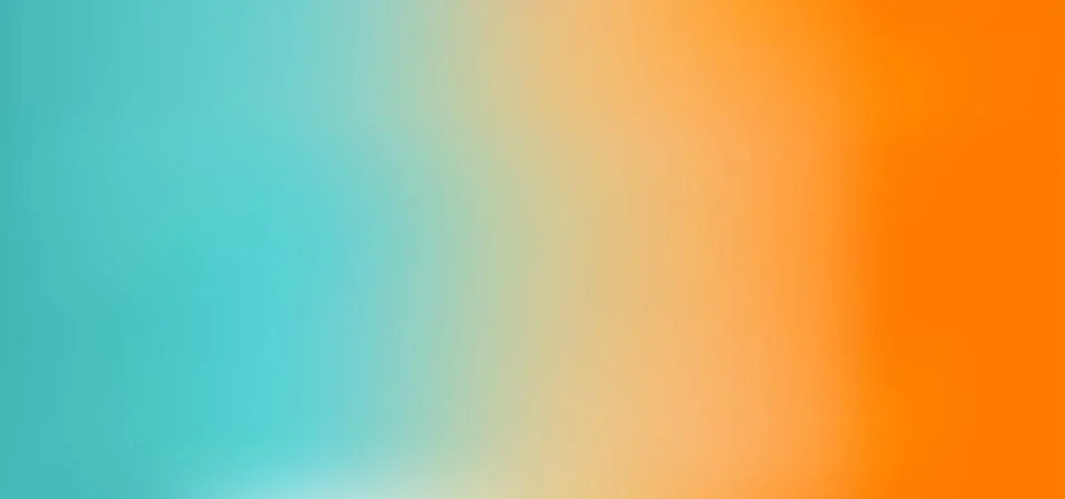 Abstract orange blue gradient background with teal and coral tones Stock Illustration