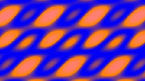 Abstract orange blue gradient flow background seamless looping modern backdro Stock Footage 340380630