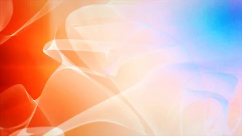 Abstract Orange Blue Wave Flow Background Stock Illustration