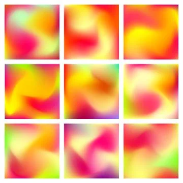 Abstract Orange Blur Gradient Background Stock Illustration