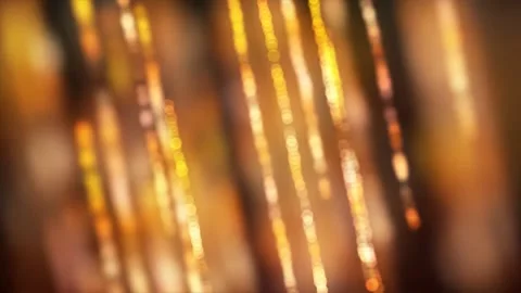 Abstract Orange Blurry Lights  Background Loop Stock-Footage 202891306